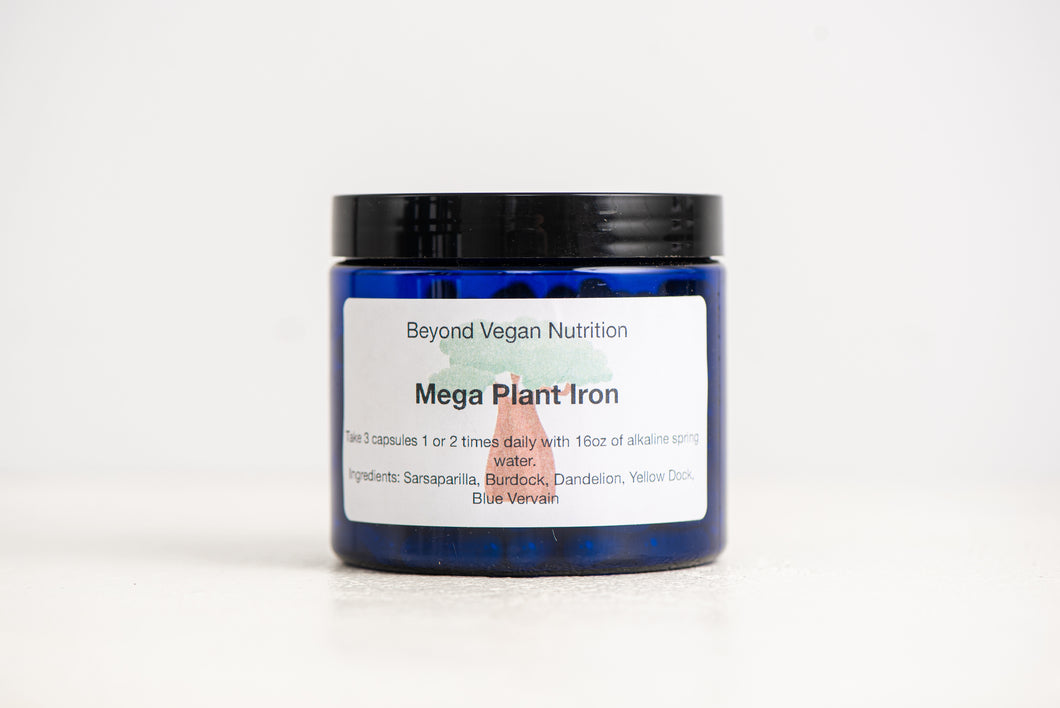 Beyond Vegan Nutrition - Mega Plant Iron Formula Therapeutic Size
